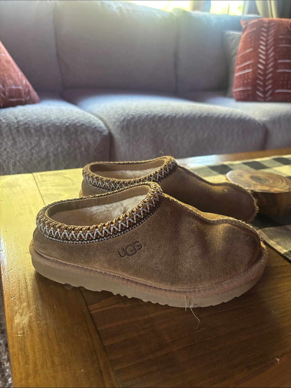 UGG Tasman II slipper Chestnut Brown Suede Slip-On